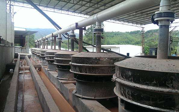 高嶺分篩土脫水案例