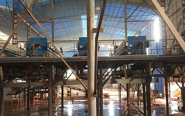 佛山某陶土原材料壓濾機工程項目