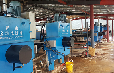 金凱地廂式壓濾機有特色的 做好除塵工作